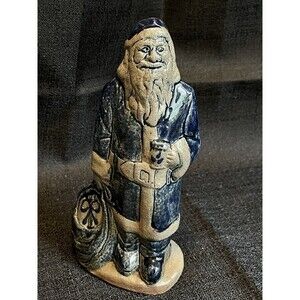 1990 Rowe Pottery Works Annual Santa RPW Salt Glazed 6.5" Father Christmas